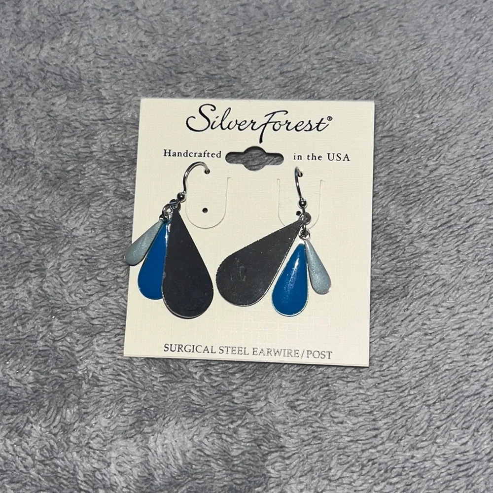 SILVER FOREST earring set - Picture 1 of 2